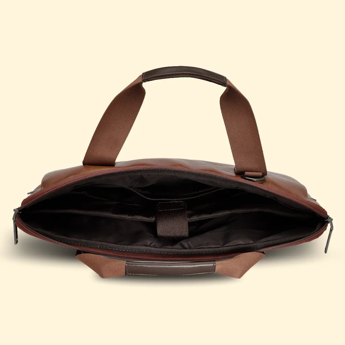 Timeless Unity Laptop Messenger Bag - Tan