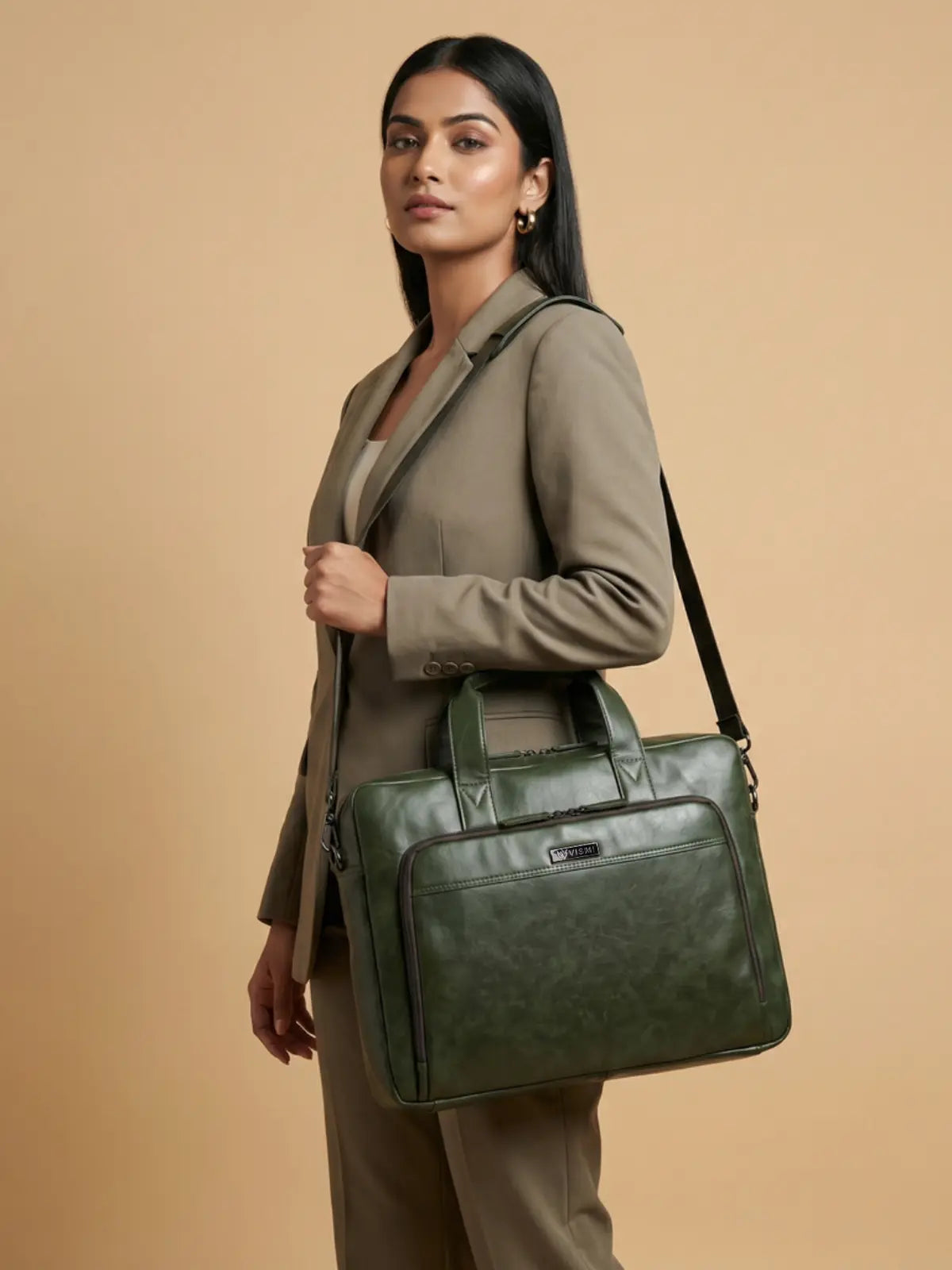 Legacy Laptop Messenger Bag- Olive Green