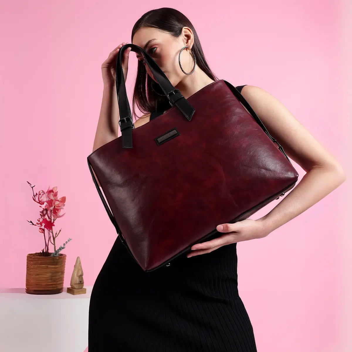 Special Rakhi Gift Combo - Laptop Bag + Tote Handbag
