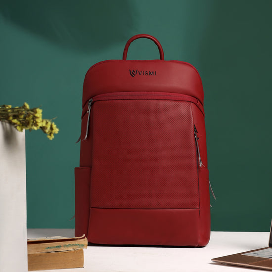 VISMIINTREND Executive Laptop Backpack - Maroon