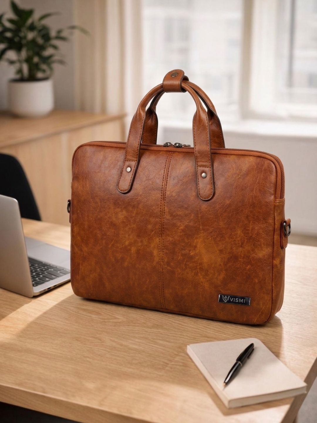 Timeless Kairo Laptop Bag - Tan