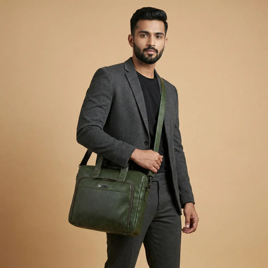 Legacy Laptop Messenger Bag- Olive Green