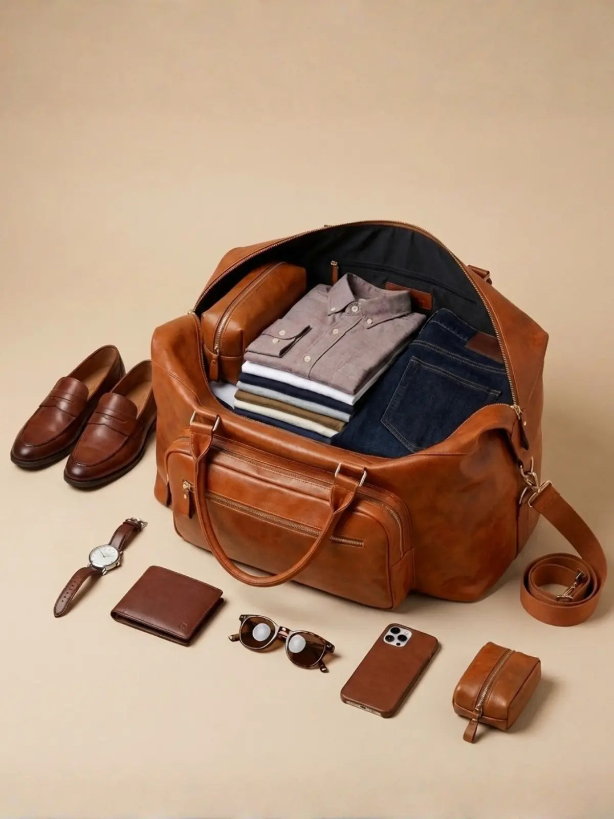 Formé  Duffel Bag - Tan