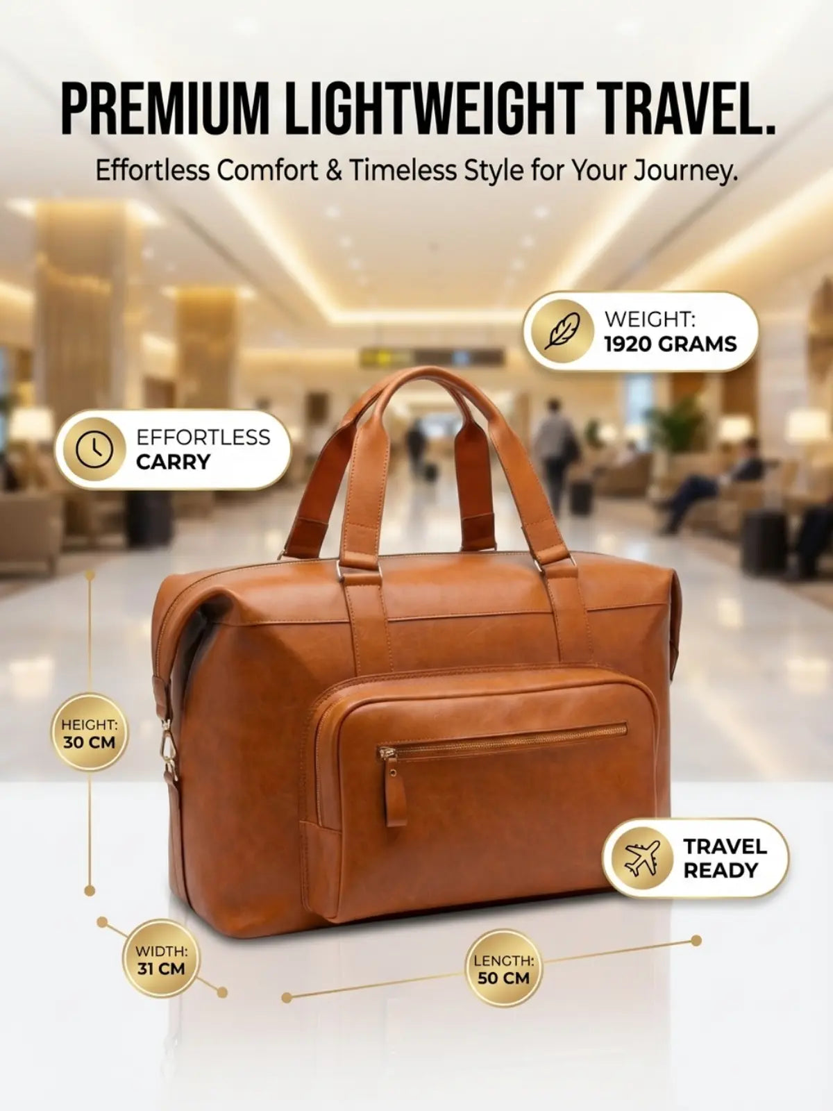 Formé  Duffel Bag - Tan