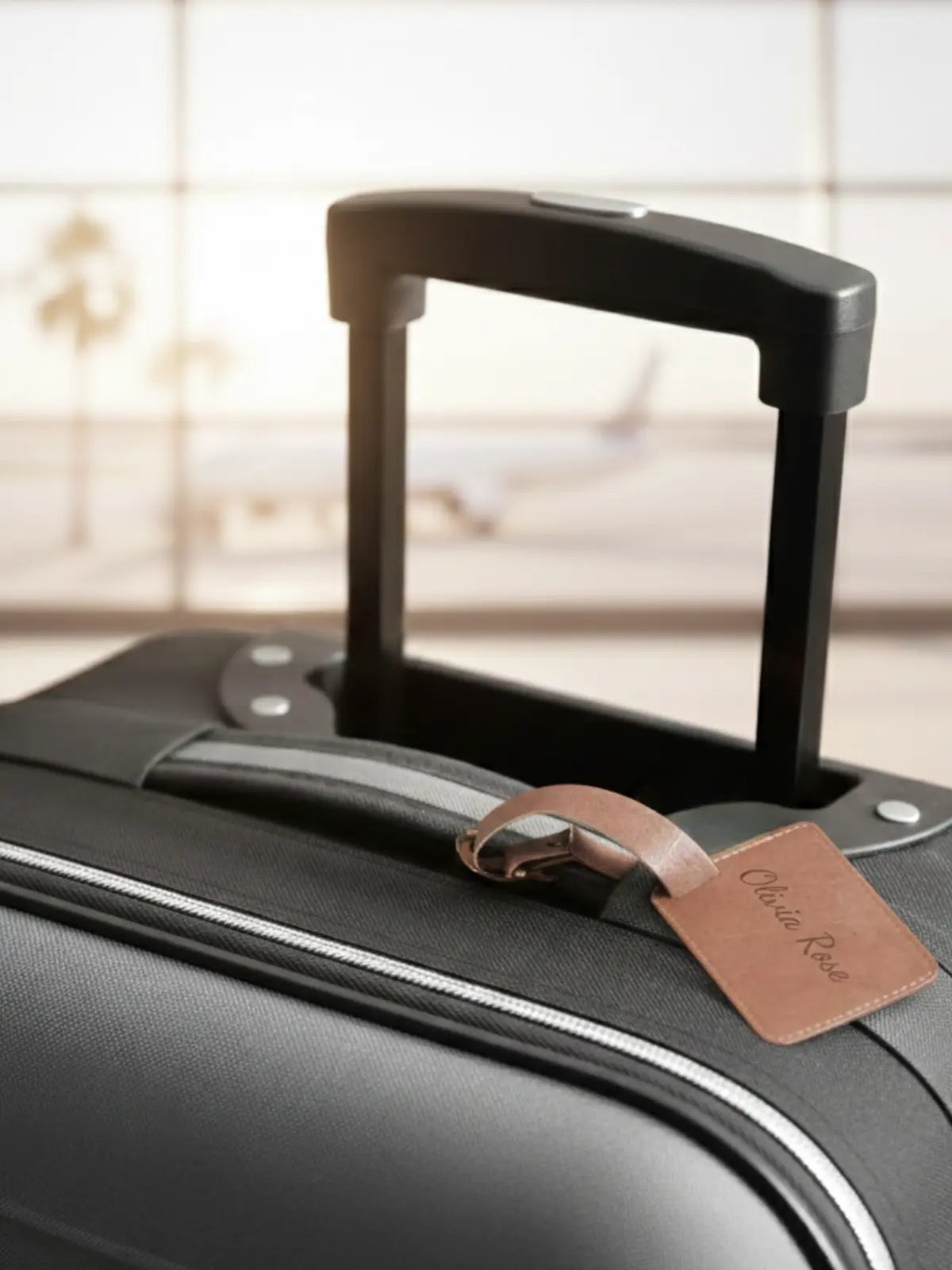 Formé Luggage Tag - Tan