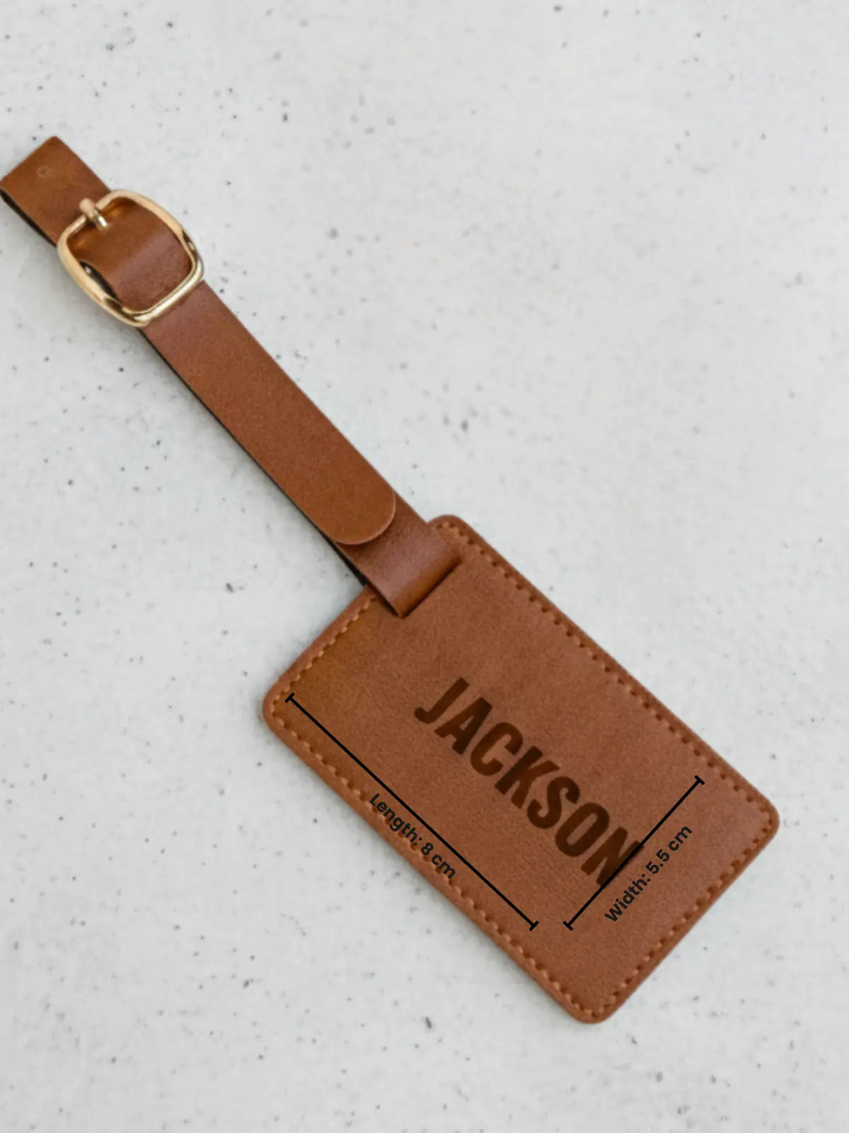 Formé Luggage Tag - Tan