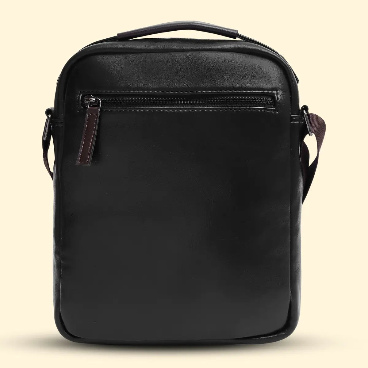 Timeless Alpha Men's Messenger Bag - Black