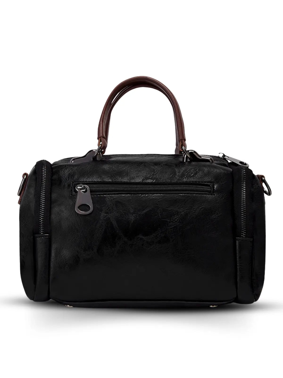 Timeless Mystique Satchel Handbag - Black