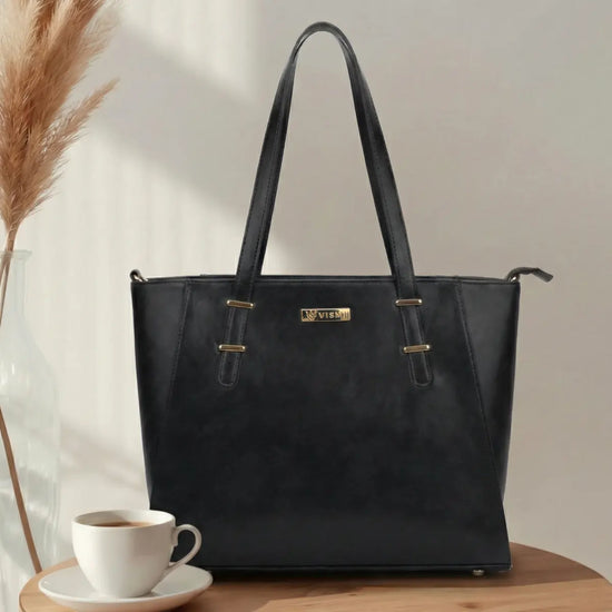 Timeless Contour Laptop Handbags - Black