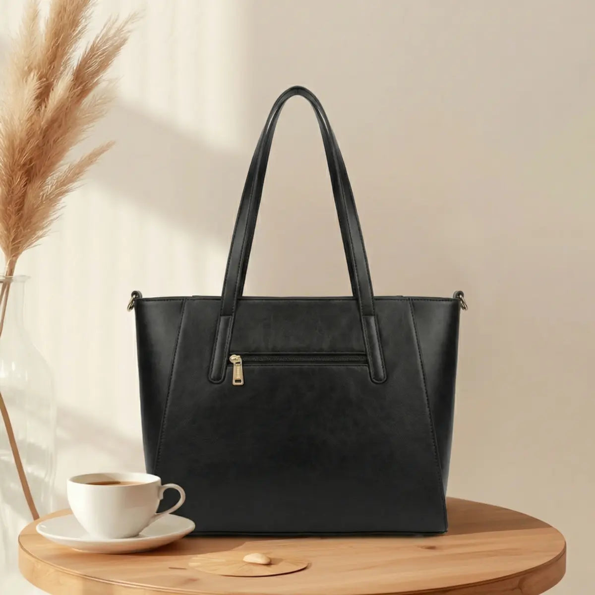 Timeless Contour Laptop Handbags - Black