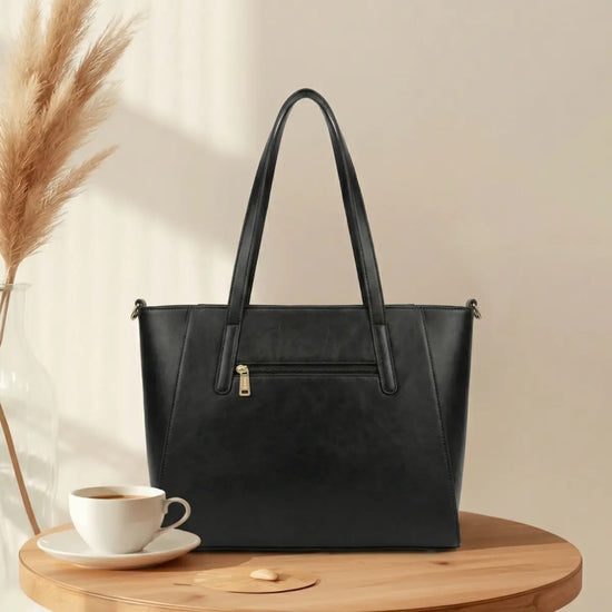 Timeless Contour Laptop Handbags - Black