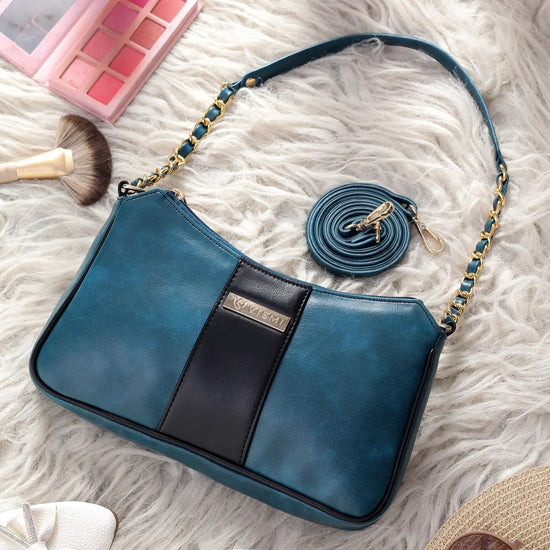 Special Rakhi Gift Combo - Men Sling Bag + Women Handbag