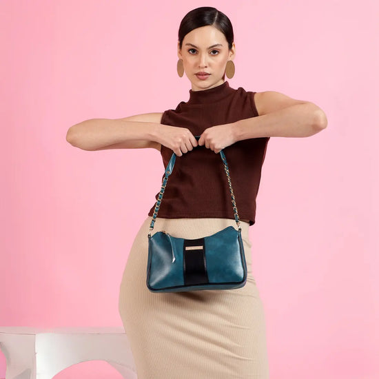 Special Rakhi Gift Combo - Men Sling Bag + Women Handbag