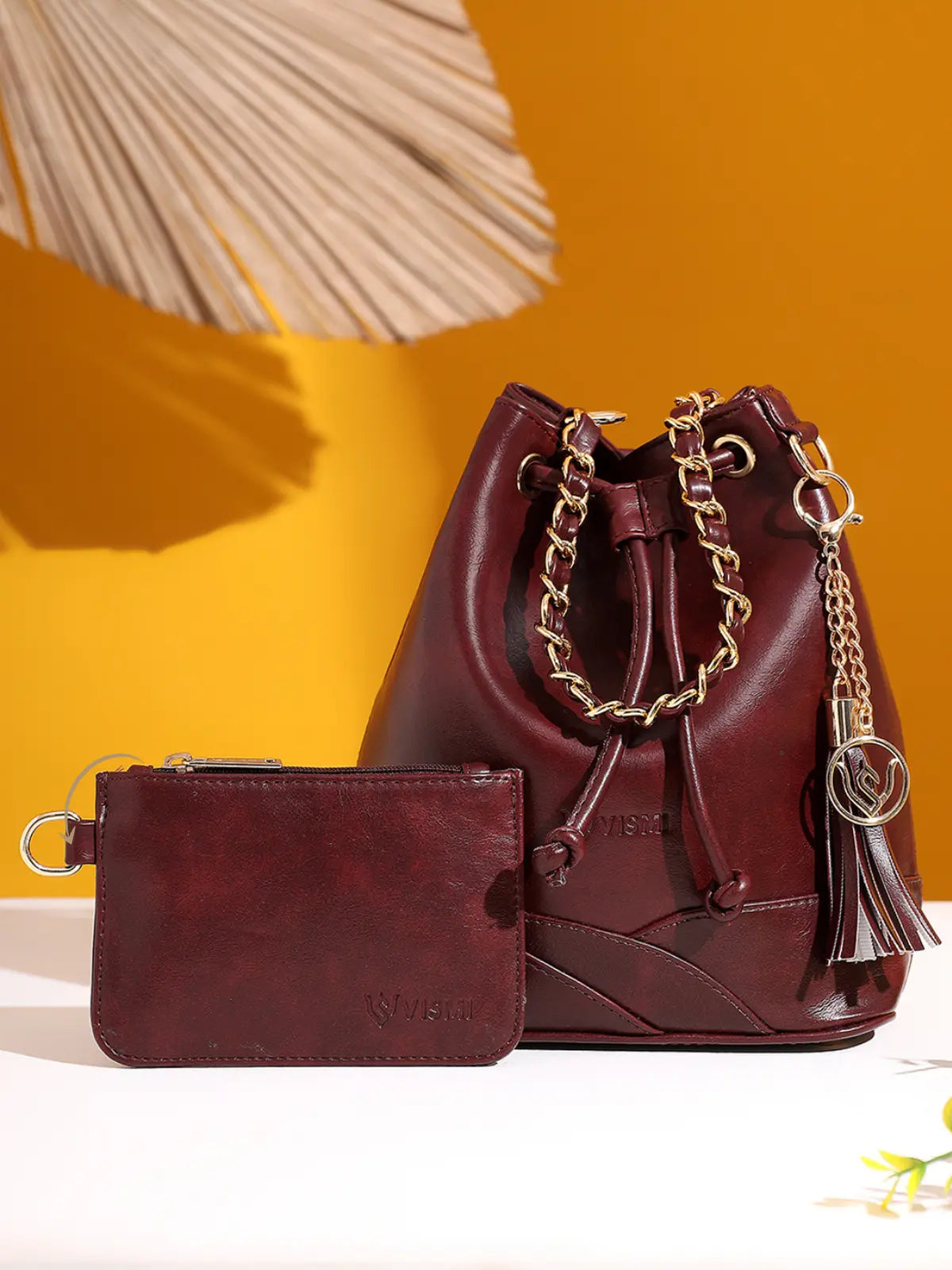 Timeless Charm Evening Bag - Wine