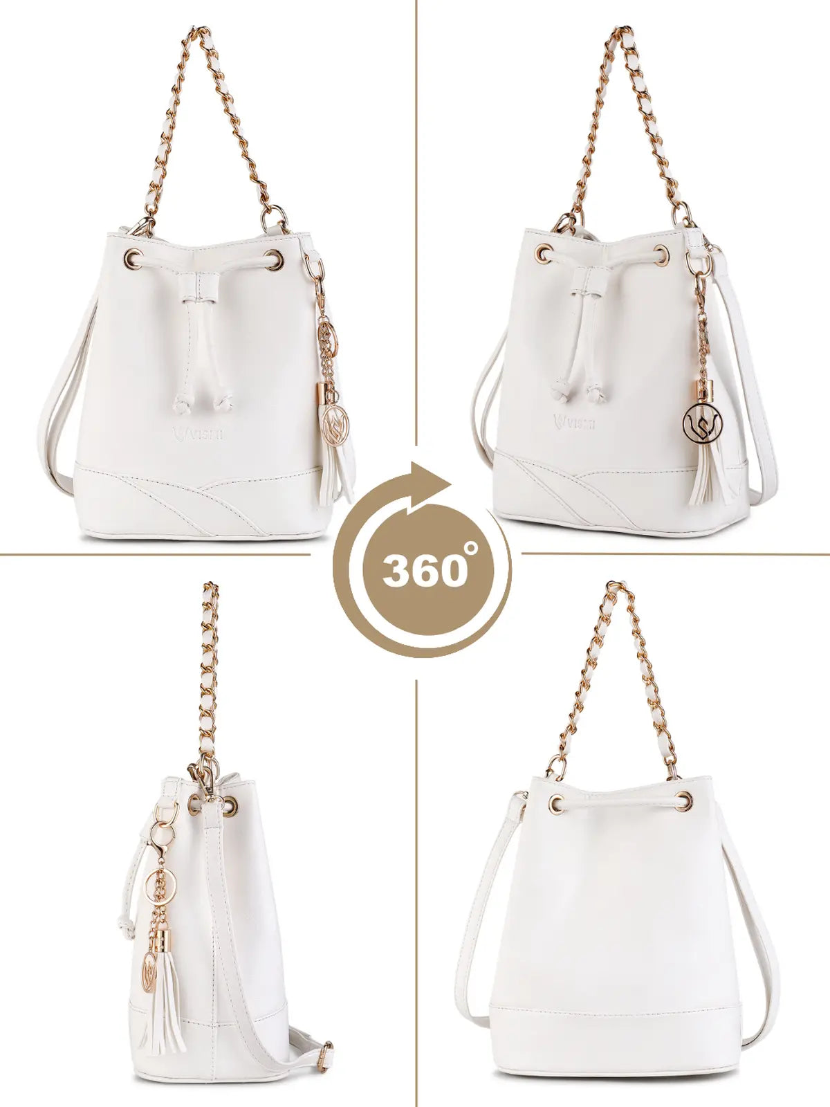 Timeless Charm Evening Bag - White