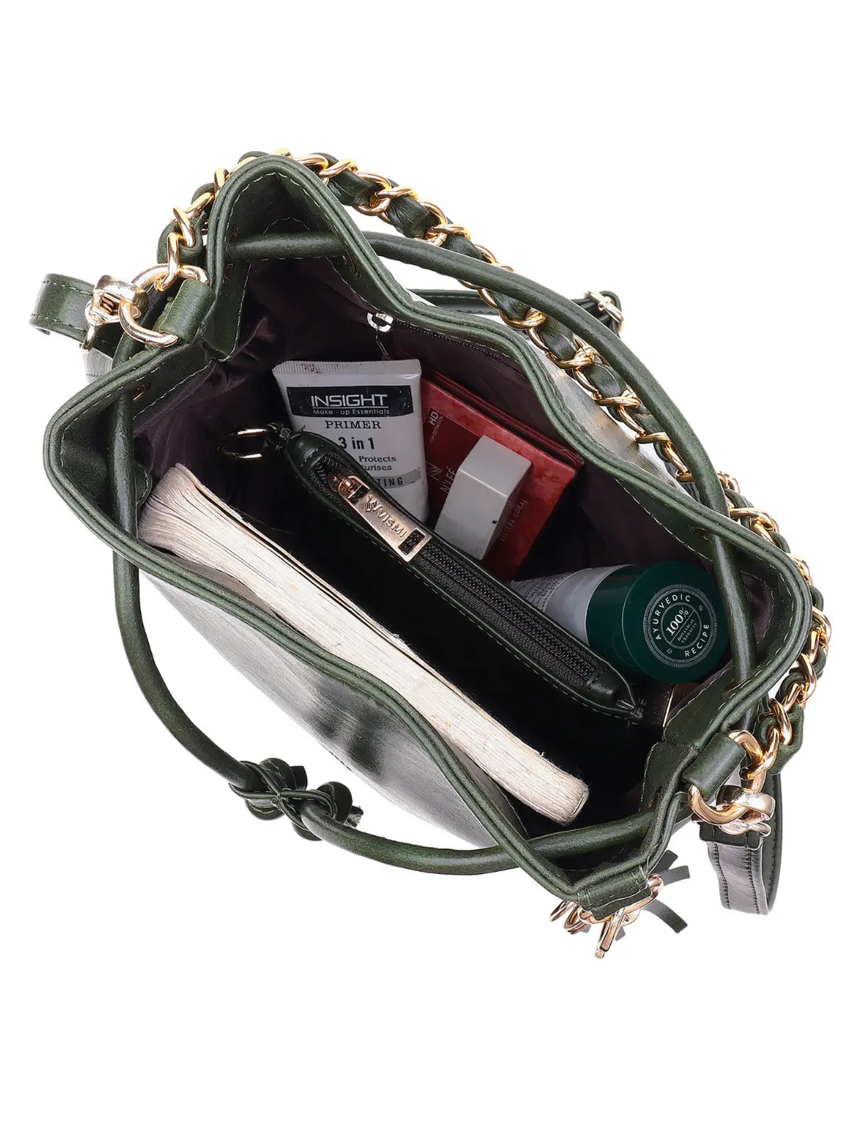 Timeless Charm Evening Bag - Olive Green