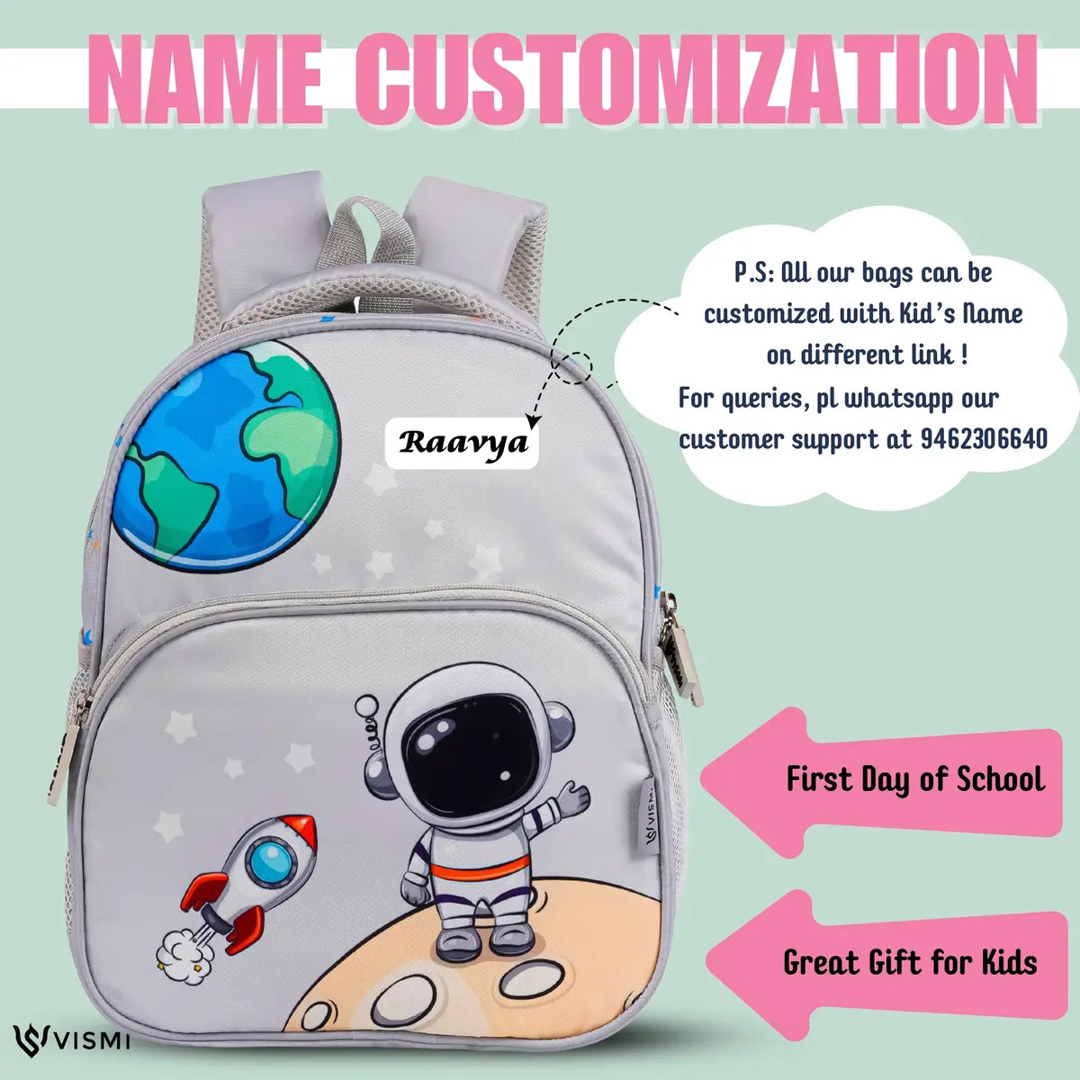 Everyday Essentials Pre School Bag - Astronaut Space