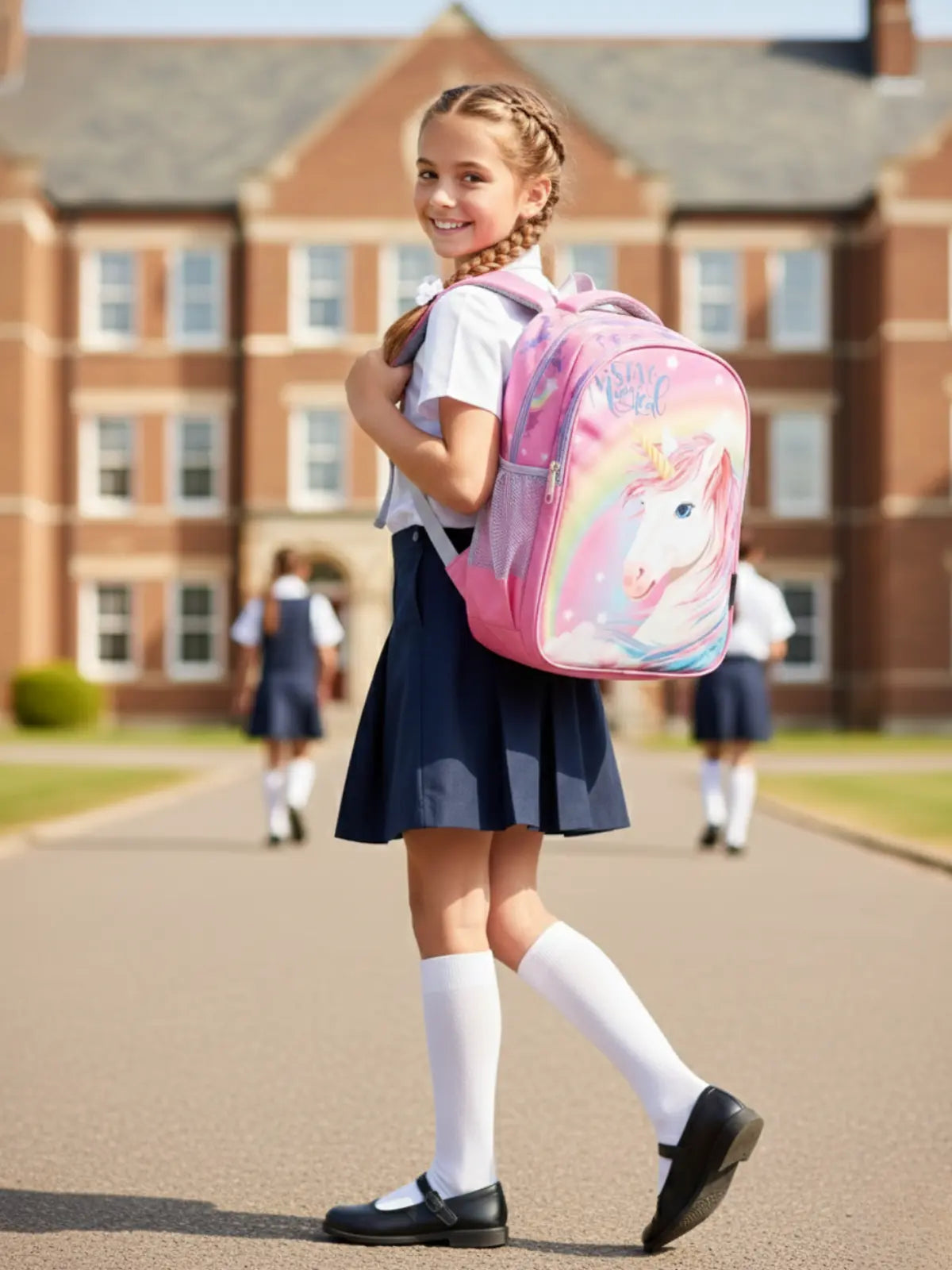 Customized School Bag – Unicorn Elementary Kids Backpack