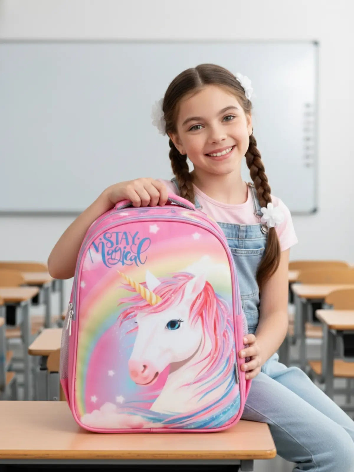 Customized School Bag – Unicorn Elementary Kids Backpack
