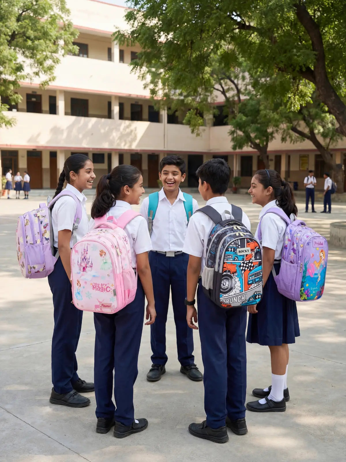 Everyday Essentials Elementary School Bag-Frozen Princess Pink