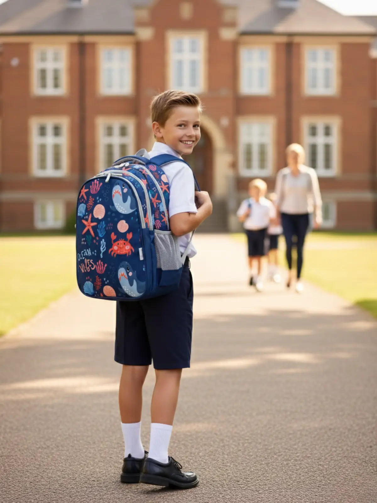 Everyday Essentials Elementary School Bag - Ocean Vibes