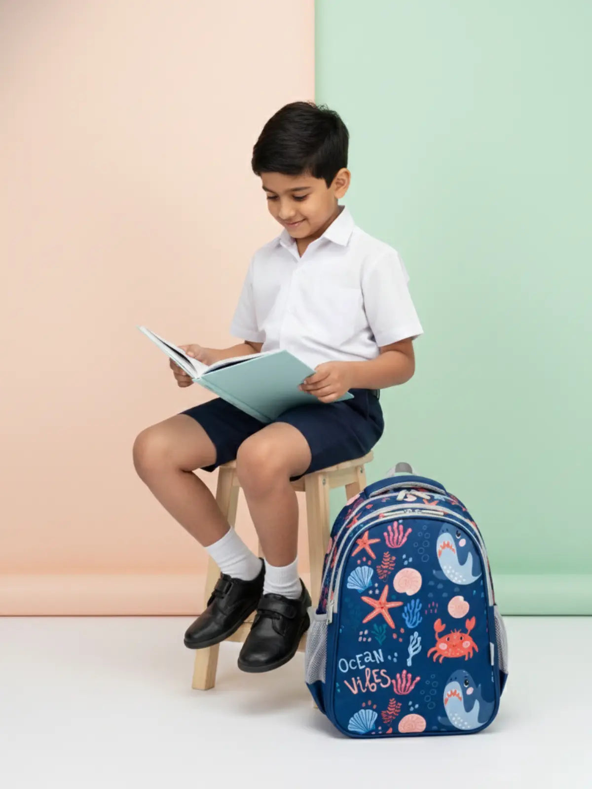 Everyday Essentials Elementary School Bag - Ocean Vibes