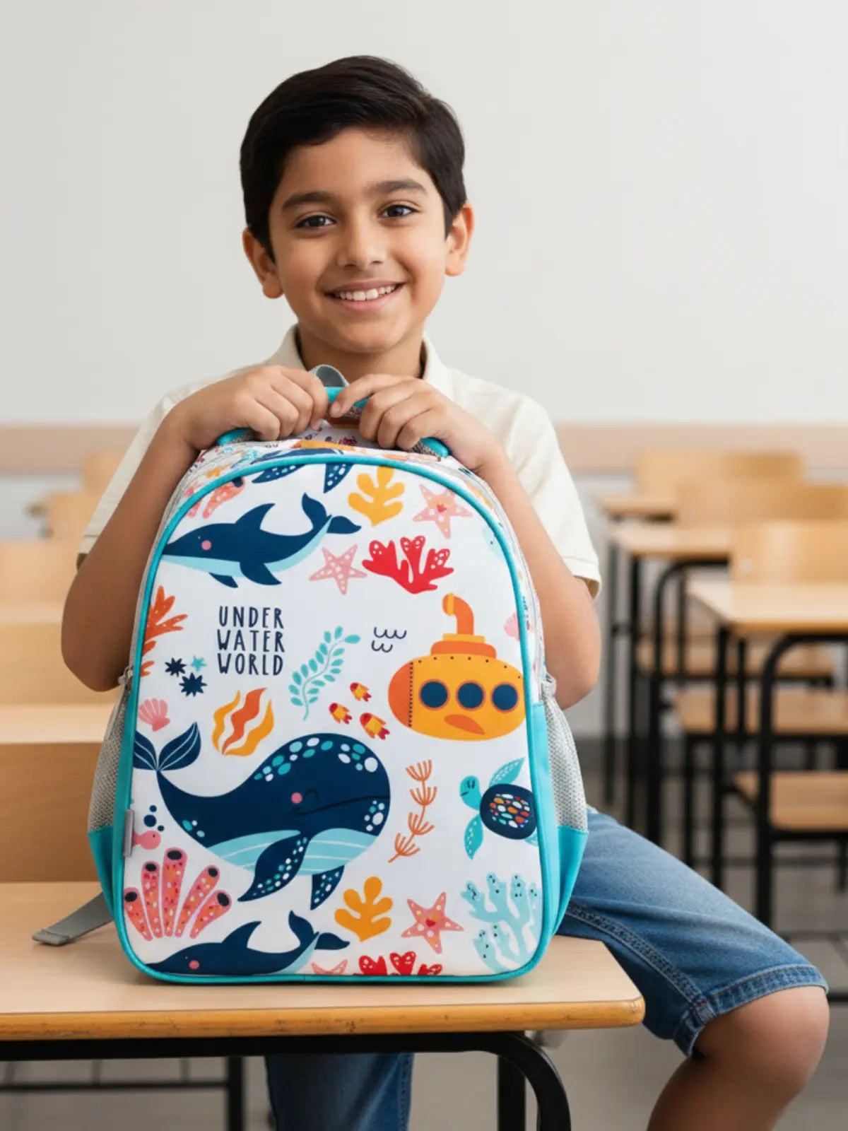 Everyday Essentials Elementary School Bag - Under Water