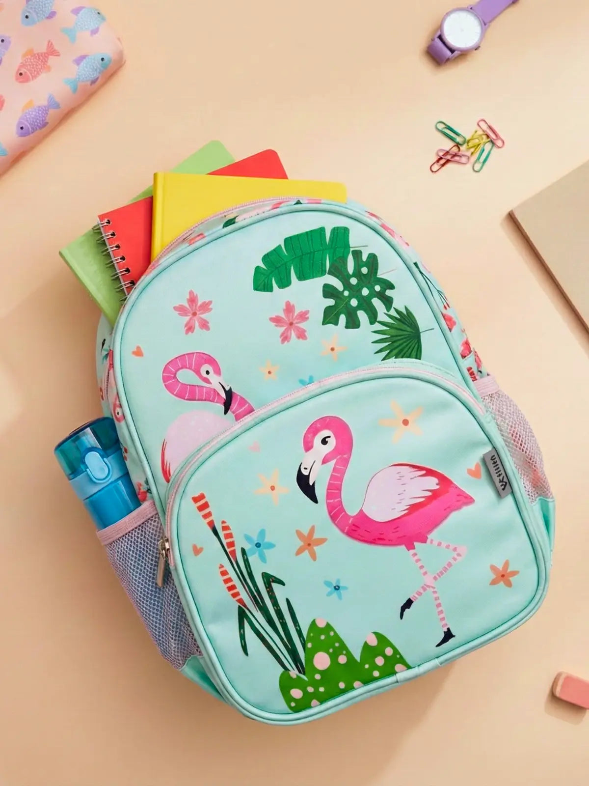 Everyday Essentials Pre School Bag - Flamingo