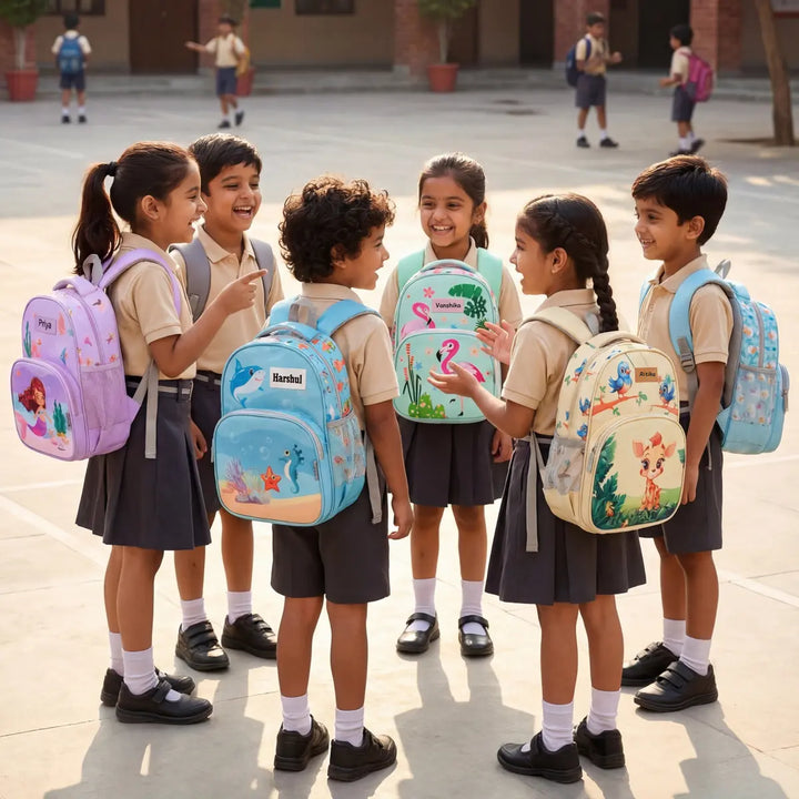 Everyday Essentials Pre School Bag - Evil Eye Blue