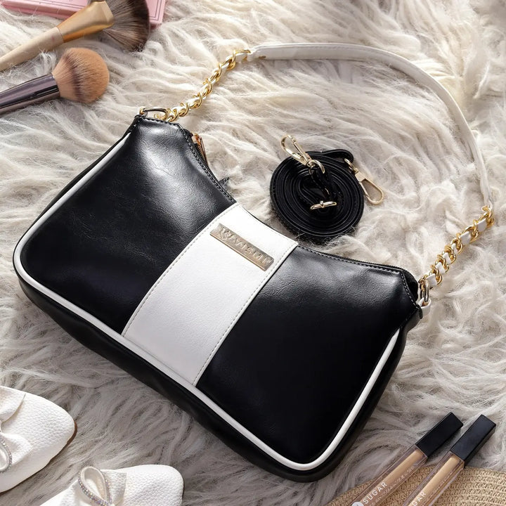 Special Rakhi Gift Combo - Men Sling Bag + Women Handbag