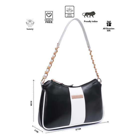 Special Rakhi Gift Combo - Men Sling Bag + Women Handbag