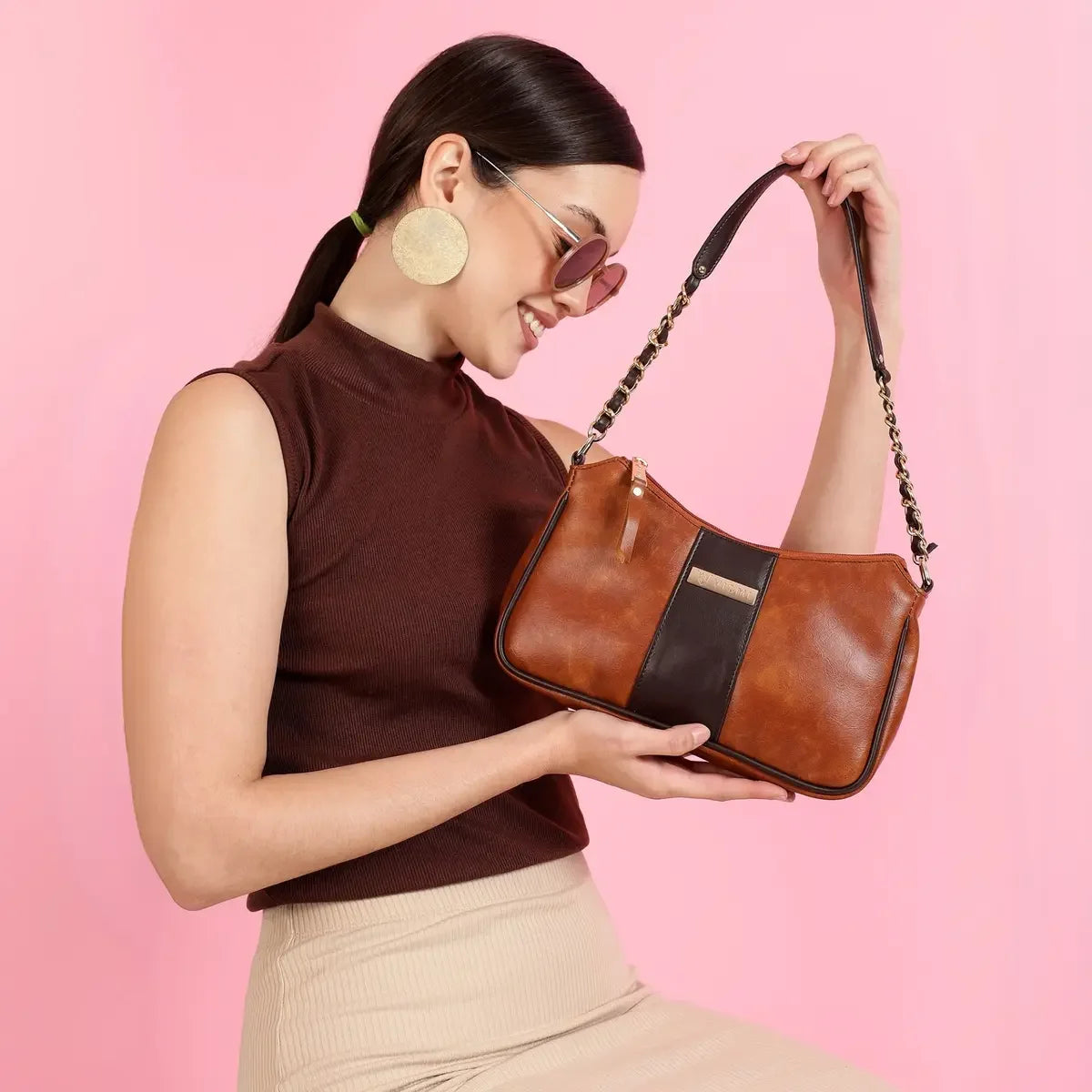 Timeless-Glam-Evening-Bag-Tan-Side-Profile-and-Details