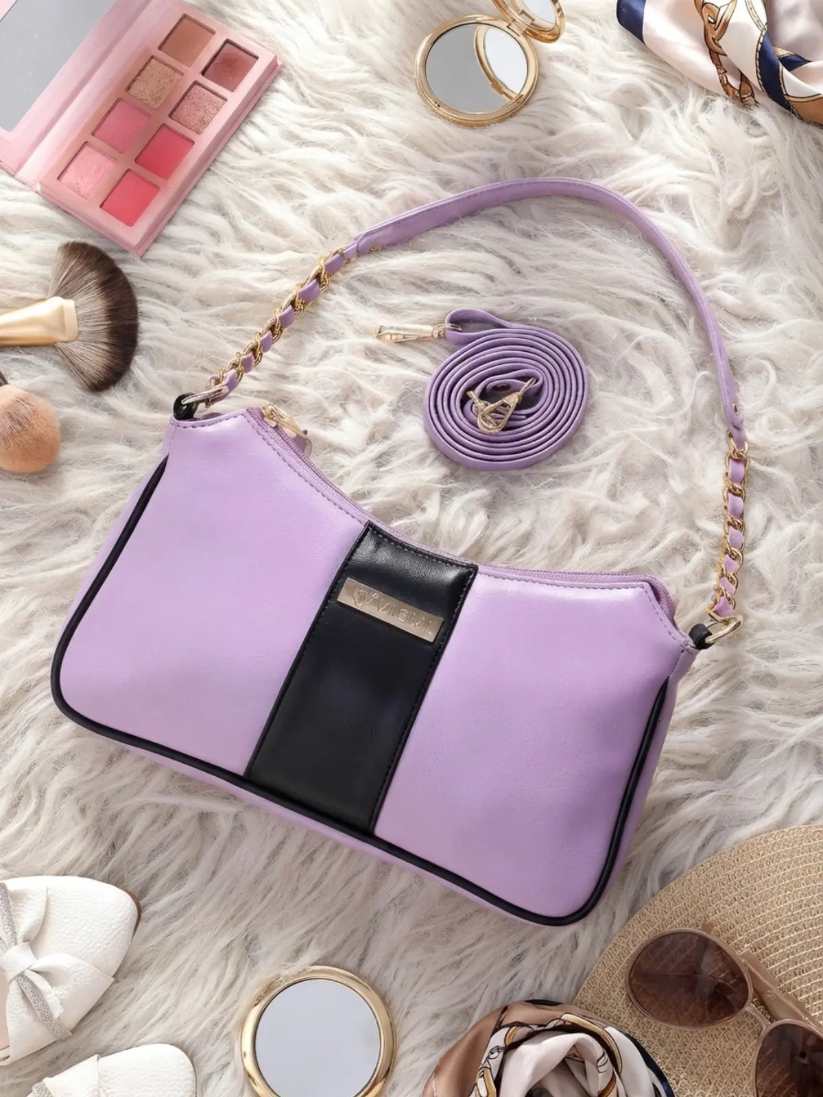 Timeless Glam Evening Bag - Lavender