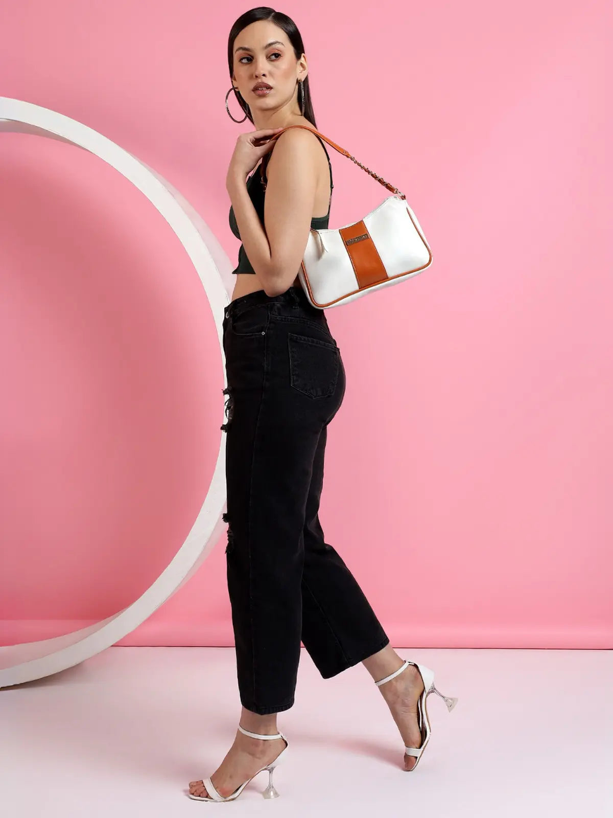 Timeless Glam Evening Bag - White