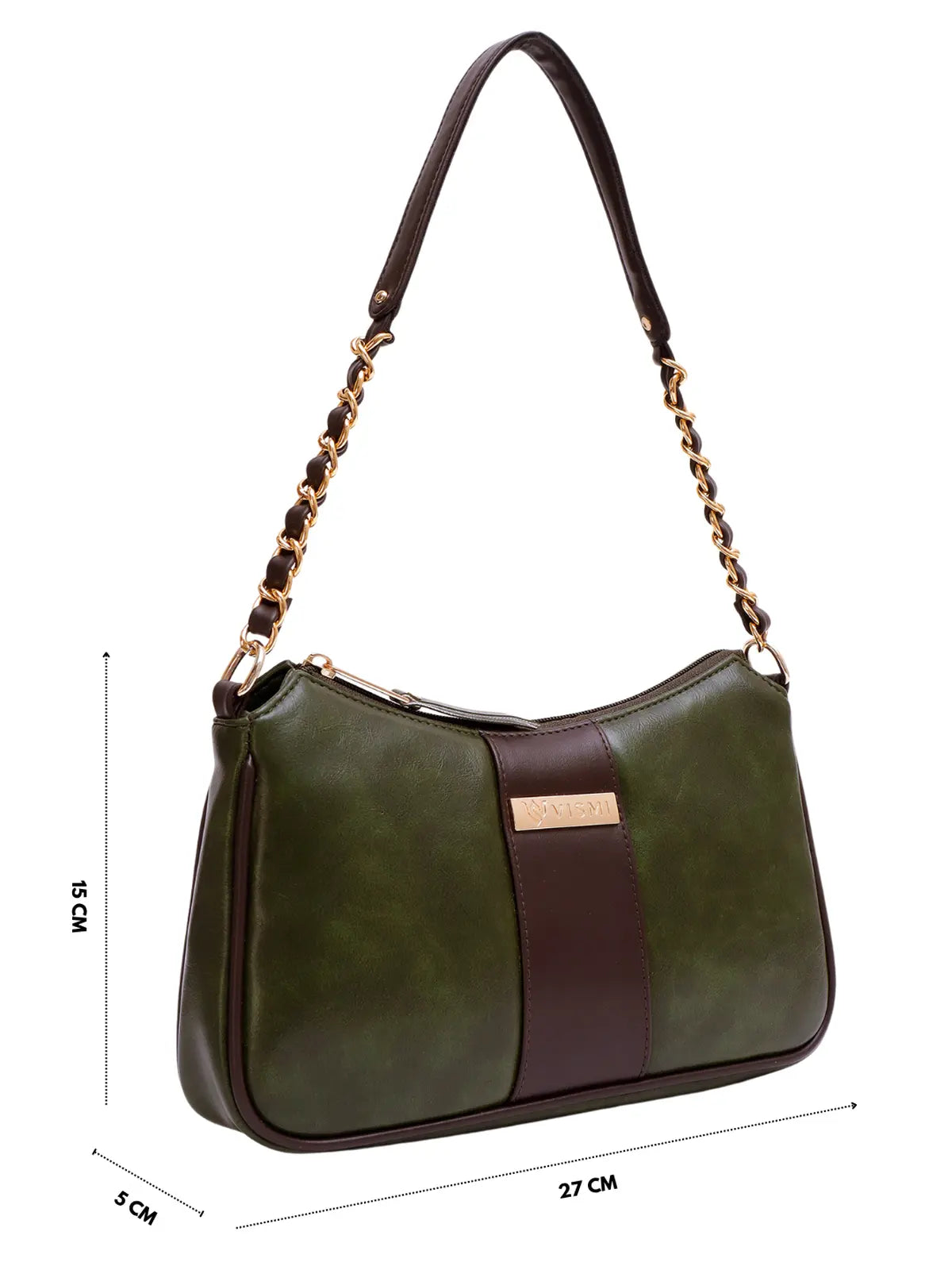 Timeless Glam Evening Bag - Olive Green