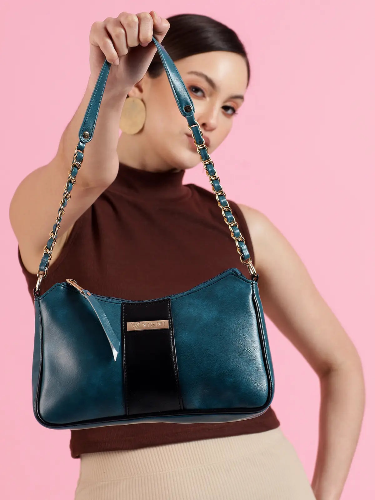 Timeless Glam Evening Bag - Teal blue