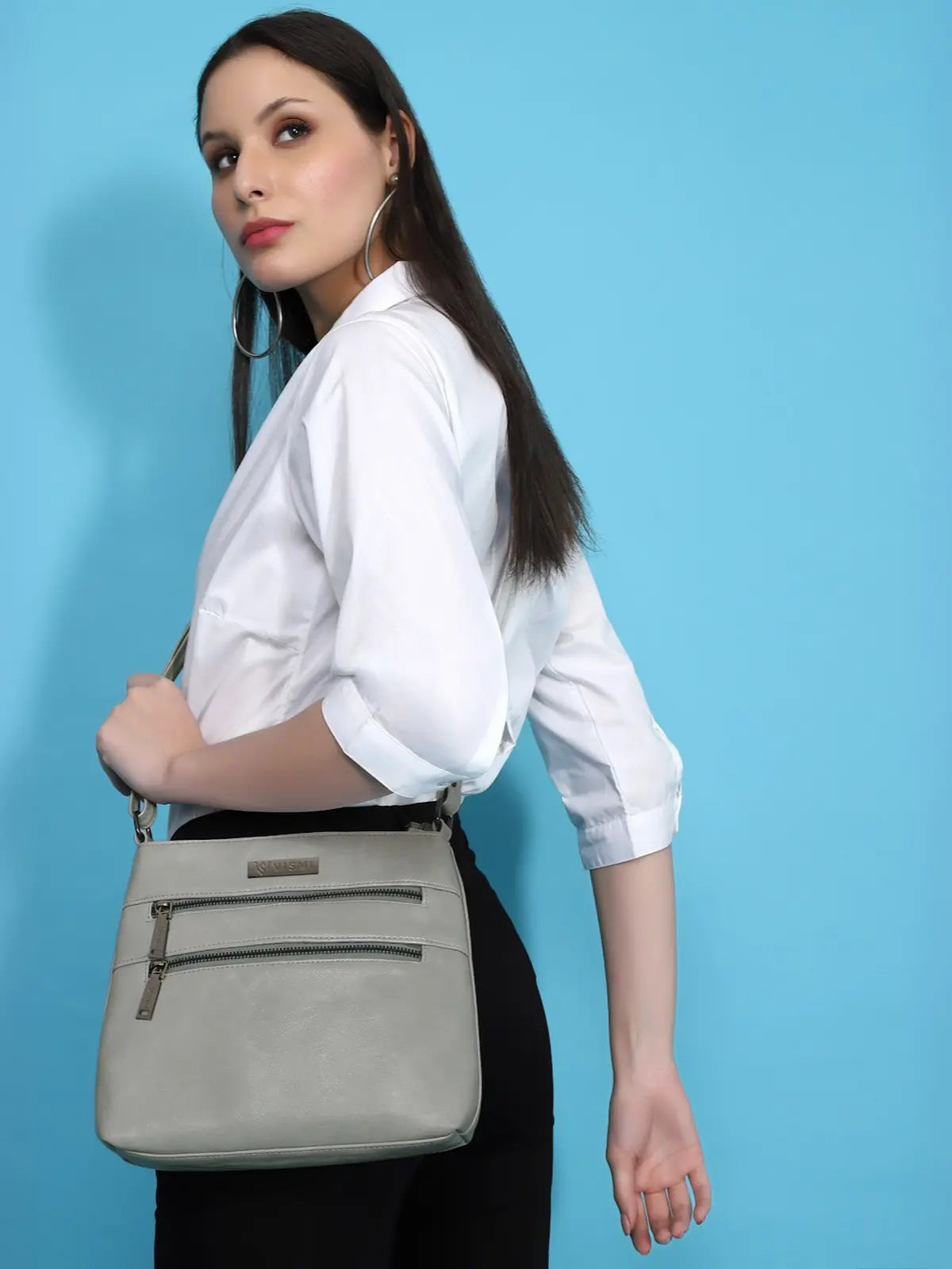 Timeless Versa Women's Sling Bag - Grey