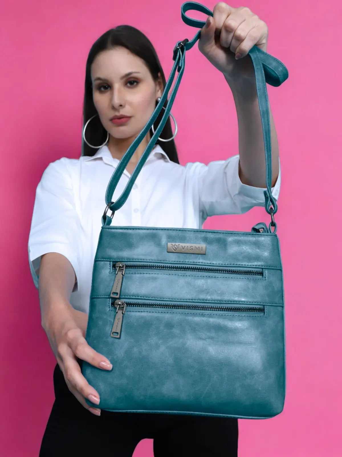 Timeless Versa Women's Sling Bag - Teal Blue