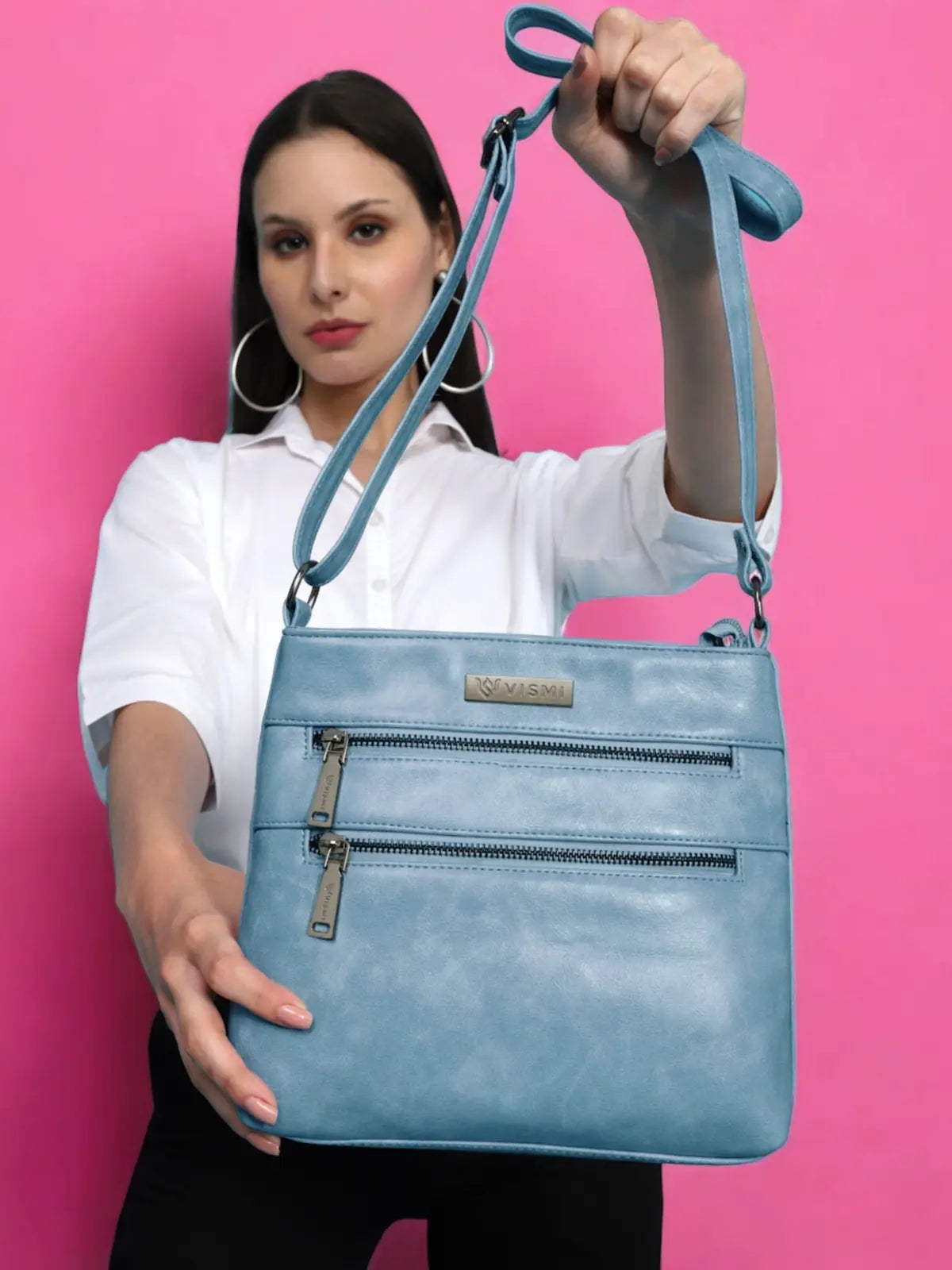 Timeless Versa Women's Sling Bag - Sky Blue