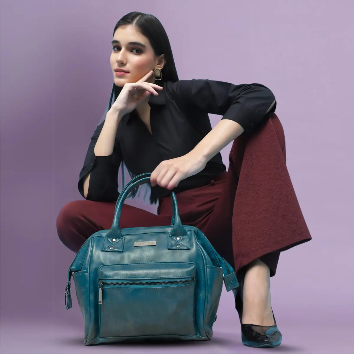 Timeless Trinity 3 in 1 Bag - Teal blue