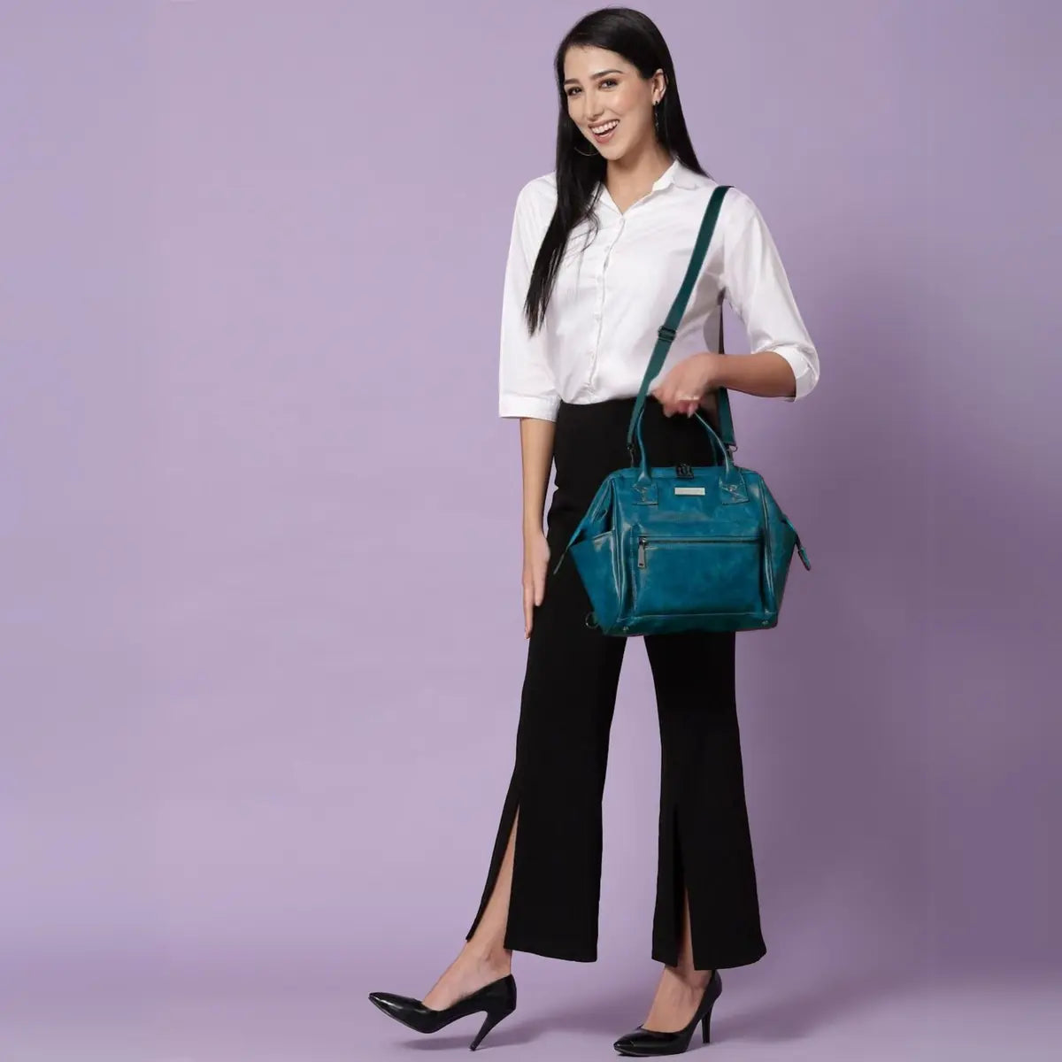Timeless Trinity 3 in 1 Bag - Teal blue