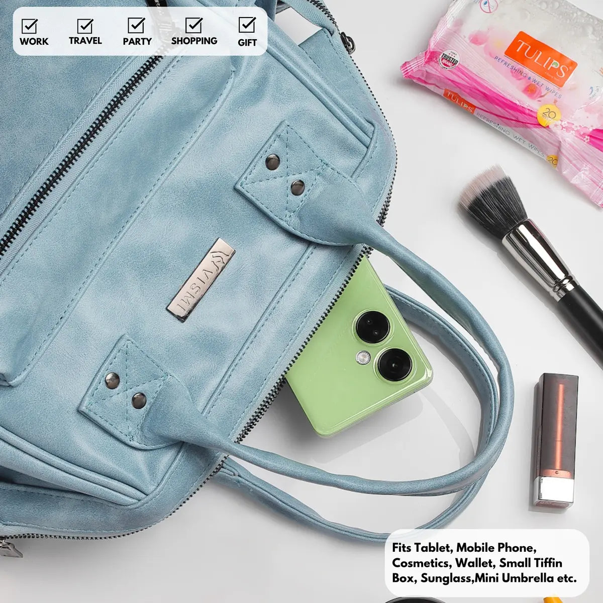 Timeless Trinity 3 in 1 Bag - Sky Blue