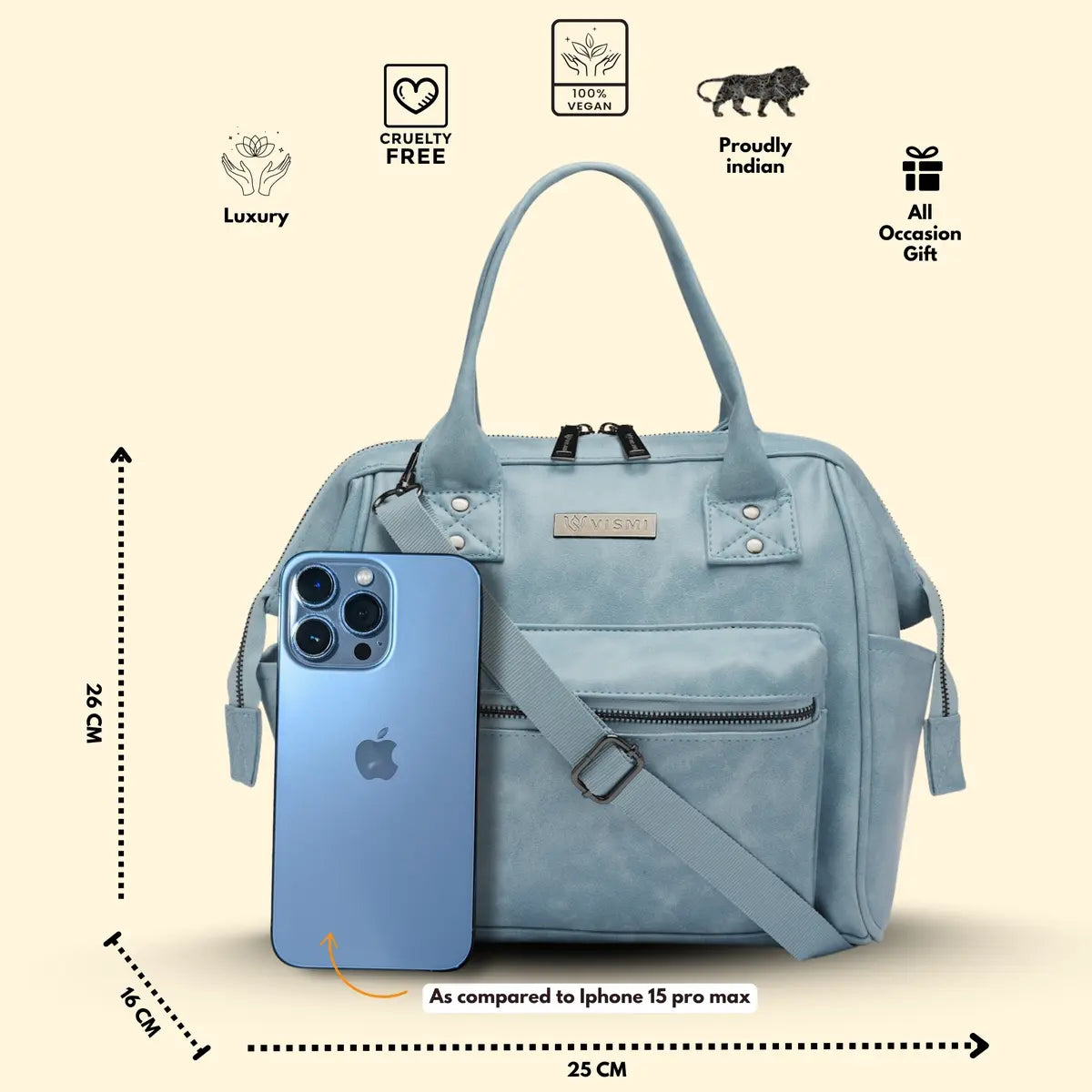 Timeless Trinity 3 in 1 Bag - Sky Blue