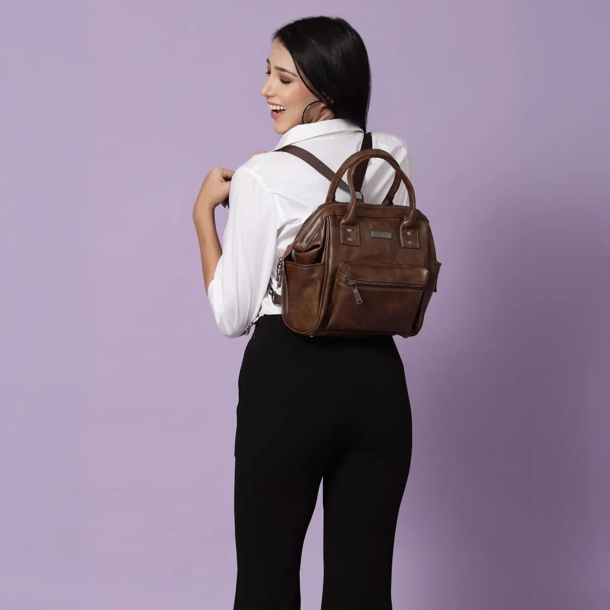 Timeless Trinity 3 in 1 Bag - Coffee Brown