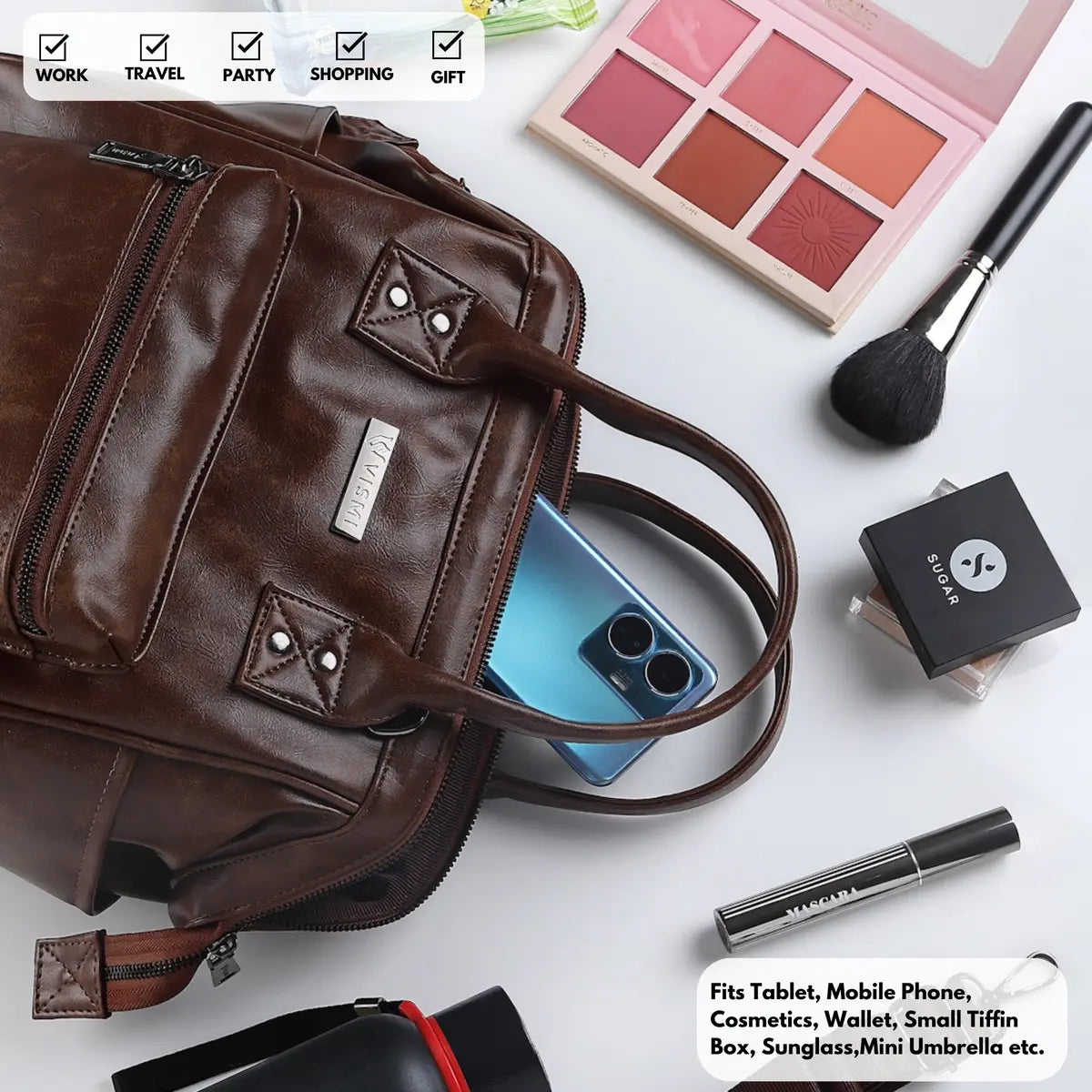 Timeless Trinity 3 in 1 Bag - Coffee Brown