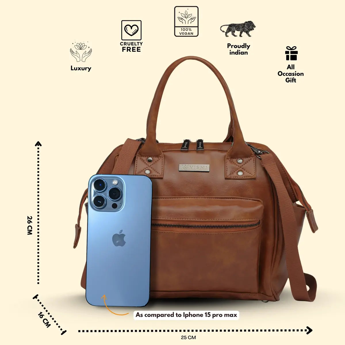 Timeless Trinity 3 in 1 Bag - Tan