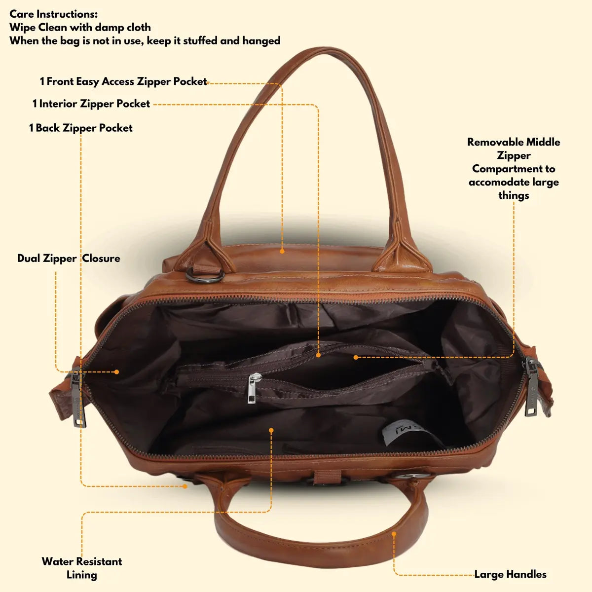 Timeless Trinity 3 in 1 Bag - Tan