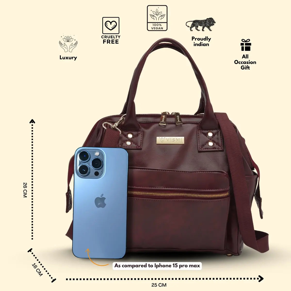Timeless Trinity 3 in 1 Bag - Wine