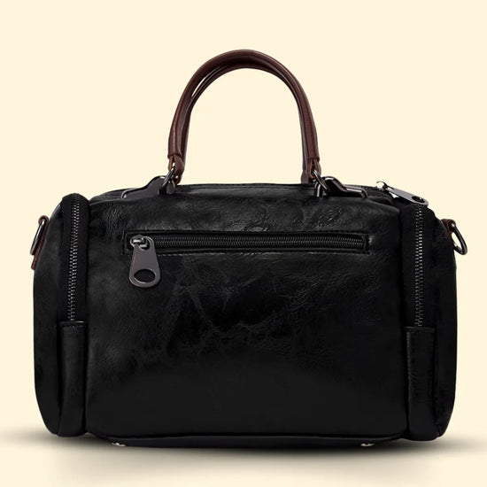 Timeless Mystique Satchel Handbag - Black