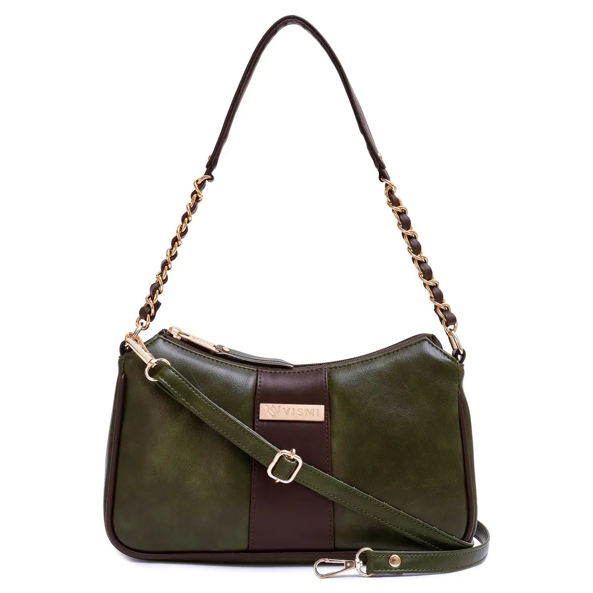 Timeless Glam Evening Bag - Olive Green